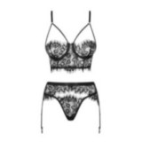 Lashy 3er Set Schwarz von Obsessive | Fesselliebe.de