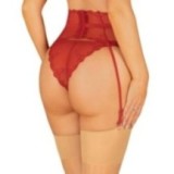 Lonesia Strumpfgürtel Rot von Obsessive | Fesselliebe.de