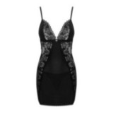 Maderris Chemise & Tanga Schwarz von Obsessive | Fesselliebe.de