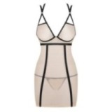Nudelia Chemise & Tanga Nude von Obsessive | Fesselliebe.de