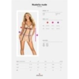 Nudelia Chemise & Tanga Nude von Obsessive | Fesselliebe.de