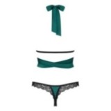 Sensuelia Top & Tanga Grün von Obsessive | Fesselliebe.de