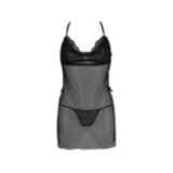 Deliena Chemise Schwarz von Passion-Exklusiv | Fesselliebe.de