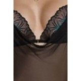 Deliena Chemise Schwarz von Passion-Exklusiv | Fesselliebe.de