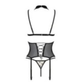 Dominica Korsett & Tanga Beige von Passion-Exklusiv | Fesselliebe.de