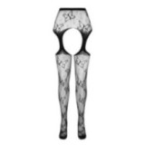 Eco Strumpfhose Ouvert S001 Schwarz von Passion Eco Collection | Fesselliebe.de