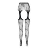 Eco Strumpfhose Ouvert S001 Schwarz von Passion Eco Collection | Fesselliebe.de