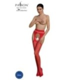 Eco Strumpfhose Ouvert S002 Rot von Passion Eco Collection | Fesselliebe.de
