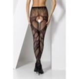 Strumpfhose offen (OUVERT Strumpfhose) Schwarz S007 von Passion-Exklusiv | Fesselliebe.de