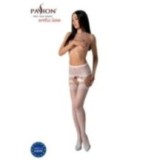 Strumpfhose offen (OUVERT Strumpfhose) Weiss S027 von Passion-Exklusiv | Fesselliebe.de