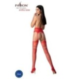 Strumpfhose offen (OUVERT Strumpfhose) Rot S030 von Passion-Exklusiv | Fesselliebe.de