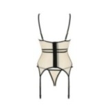 Serara Korsett & Tanga Beige von Passion-Exklusiv | Fesselliebe.de