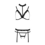 Shelly 3er Set Schwarz von Passion-Exklusiv | Fesselliebe.de
