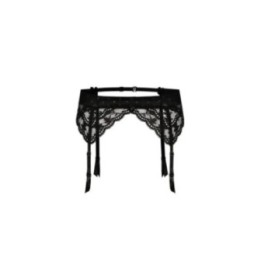 Lagerta Strumpfgürtel Schwarz von Róza | Fesselliebe.de