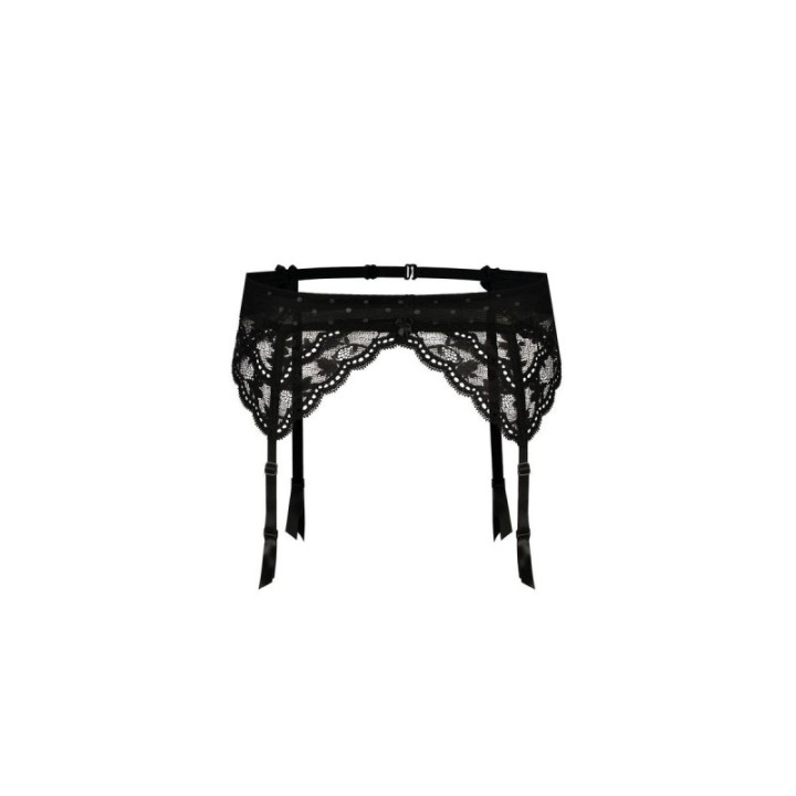 Lagerta Strumpfgürtel Schwarz von Róza | Fesselliebe.de