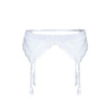 Lagerta Strumpfgürtel Weiss von Róza | Fesselliebe.de