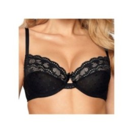 Lagerta Soft-BH Schwarz von Róza | Fesselliebe.de