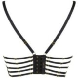 Bustier Schwarz V-10081 von Axami | Fesselliebe.de