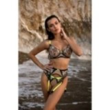 BH Beige-Schwarz V-10141 von Axami | Fesselliebe.de