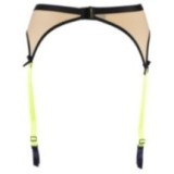 Strumpfgürtel Beige-Schwarz V-10142 von Axami | Fesselliebe.de