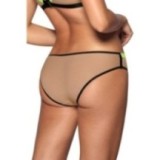Panty Beige-Schwarz V-10153 von Axami | Fesselliebe.de