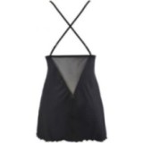 Babydoll & String Schwarz V-10479 von Axami | Fesselliebe.de
