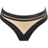 String Schwarz-Beige V-10495 von Axami | Fesselliebe.de
