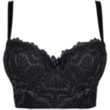 Plus Size BH Schwarz V-8651 von Axami Size Plus | Fesselliebe.de
