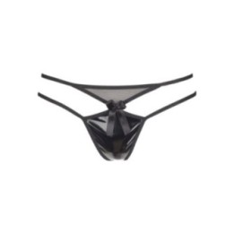 Plus Size String Schwarz V-8738 von Axami Size Plus | Fesselliebe.de