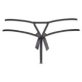 Plus Size String Schwarz V-8738 von Axami Size Plus | Fesselliebe.de