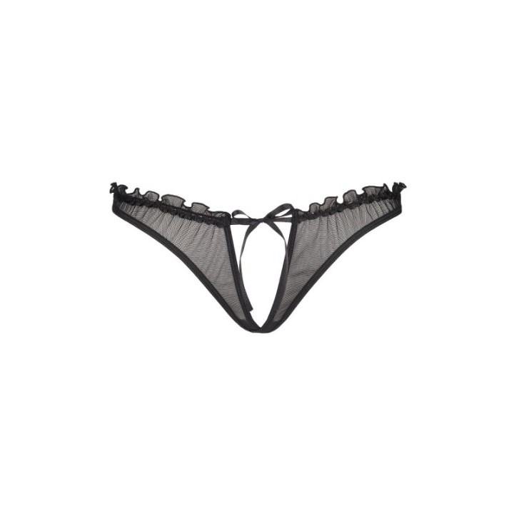 Plus Size String Schwarz V-8758 von Axami Size Plus | Fesselliebe.de