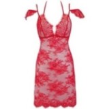 Babydoll & String Rot V-9589 von Axami | Fesselliebe.de