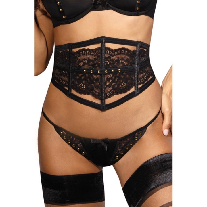 String Schwarz V-9788 von Axami | Fesselliebe.de