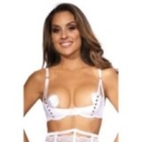 BH Weiss mit Offenen Cups V-9791 von Axami | Fesselliebe.de