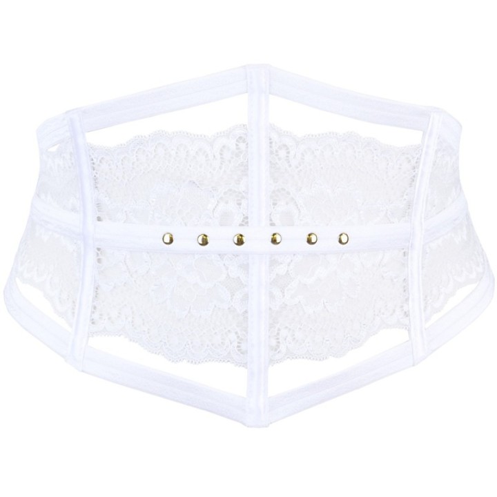 Hip Belt Weiss V-9792 von Axami | Fesselliebe.de