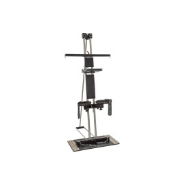 Wood And Steel Tower mit V-Sitz XXL, Pranger und Lehnpolstern | Fesselliebe.de