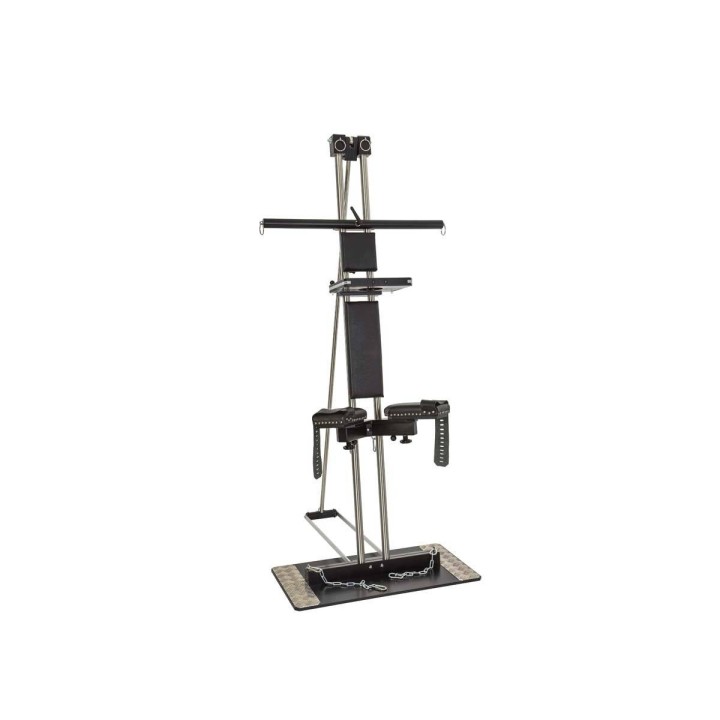 Wood And Steel Tower mit V-Sitz XXL, Pranger und Lehnpolstern | Fesselliebe.de