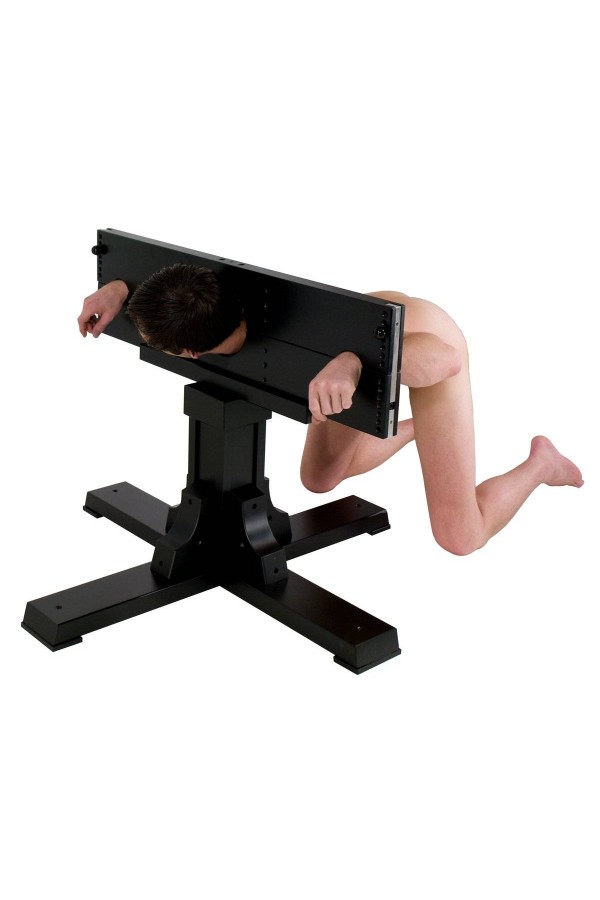 Pranger für Hände und Kopf mit Standfuß für Bdsm & Fetisch kaufen | Fesselliebe