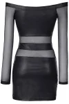 Wetlook - Tüll Kleid V-9309 Schwarz von Axami kaufen - Fesselliebe