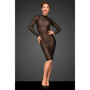 ♥ Klassisches Kleid aus Weichem und Elastischen Tüll F182 von Noir Handmade Decadence Collection ♥