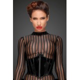 Klassisches Kleid aus Weichem und Elastischen Tüll F182 von Noir Handmade Decadence Collection | Fesselliebe.de