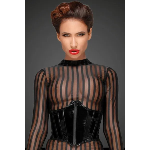 ♥ Klassisches Kleid Aus Weichem und Elastischen Tüll F182 von Noir Handmade Decadence Collection ♥ kaufen | Fesselliebe