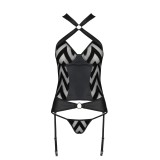 Hima Korsett & String Schwarz von Passion-Exklusiv | Fesselliebe.de