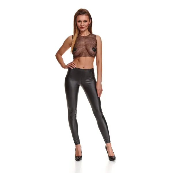 Schwarze Leggings Brgiulia001 von Demoniq Black Rose 2.0 Collection | Fesselliebe.de