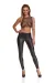 ♥ Schwarze Leggings Brgiulia001 von Demoniq Black Rose 2.0 Collection ♥