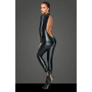 ♥ Overall mit Tiefem Rückenausschnitt F230 von Noir Handmade Missbehaved Collection ♥