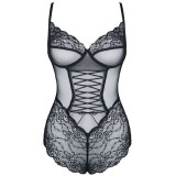 Schwarzer Body Carine von Demoniq Look At Me Collection | Fesselliebe.de