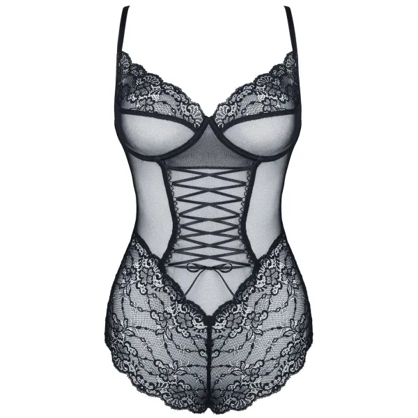 ♥ Schwarzer Body Carine von Demoniq Look At Me Collection ♥ kaufen | Fesselliebe