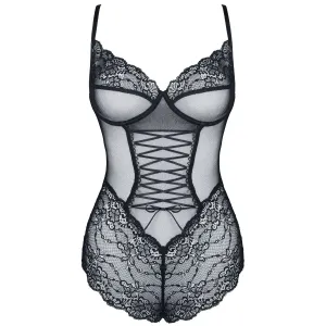 ♥ Schwarzer Body Carine von Demoniq Look At Me Collection ♥
