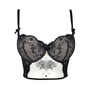 ♥ V-9031 Bustier Schwarz von Axami ♥